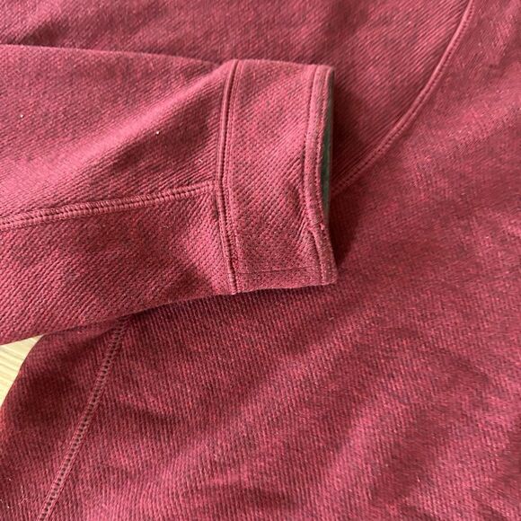 Tommy Bahama Flipshore Half-Zip Reversible Sweatshirt, Black Cherry Size 3XL NWT - Picture 8 of 12